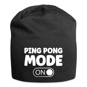 Table Tennis Ping Pong Mode On Saying for Table - Jersey Beanie - black - Front