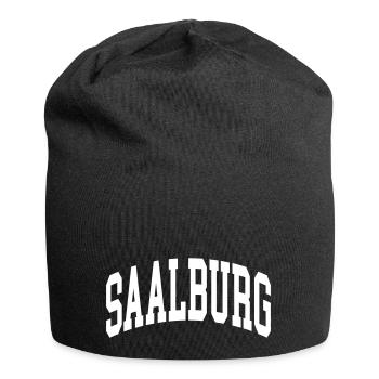Saalburg - Jersey-Beanie - Schwarz - Vorne