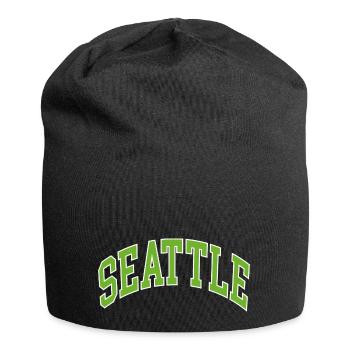 Seattle - Jersey-Beanie - Schwarz - Vorne