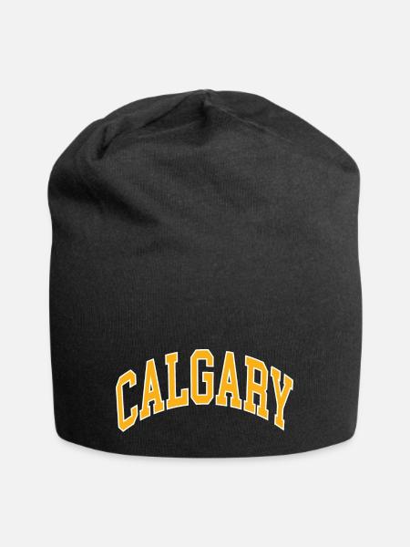 Calgary - Jersey-Beanie - Schwarz