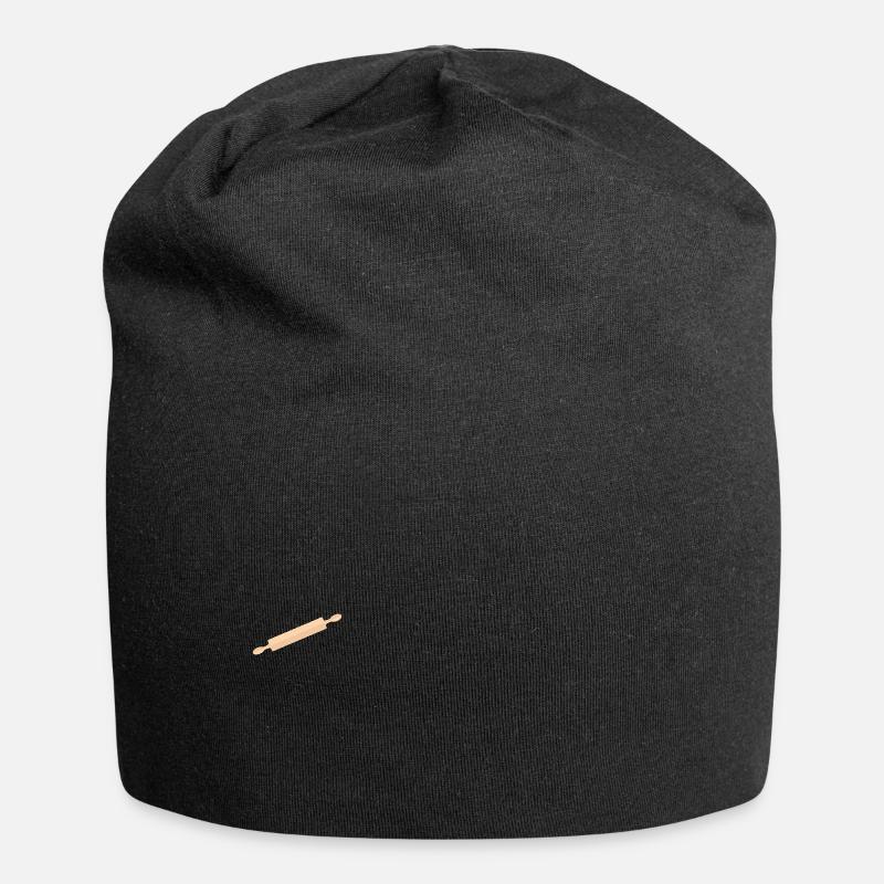 Backrolle - Jersey-Beanie - Schwarz