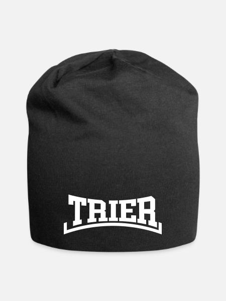 Trier - Jersey-Beanie - Schwarz