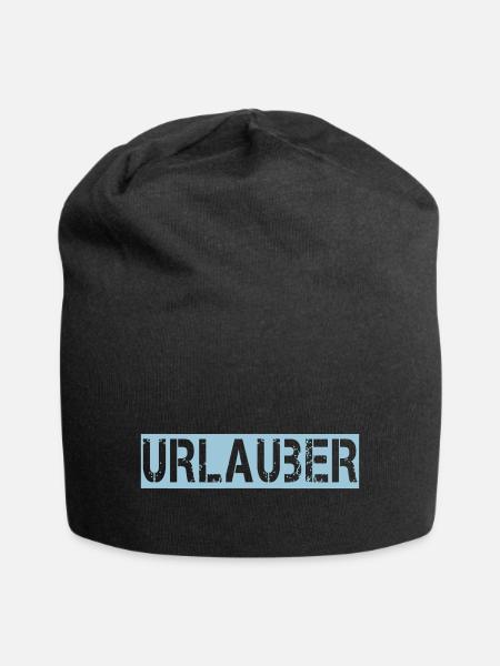 URLAUBER - Jersey-Beanie - Schwarz