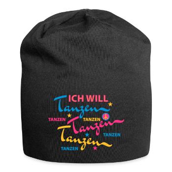 Immer tanzen Party (b) - Jersey-Beanie - Schwarz - Vorne