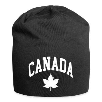 Canada Flag - Jersey Beanie - black - Front