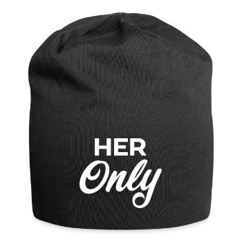 Her Only - Jersey Beanie - black - Front