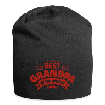 Meilleur grand-père de tous les temps Meilleur grand-père du monde Grand-père - Bonnet en jersey - noir - Devant