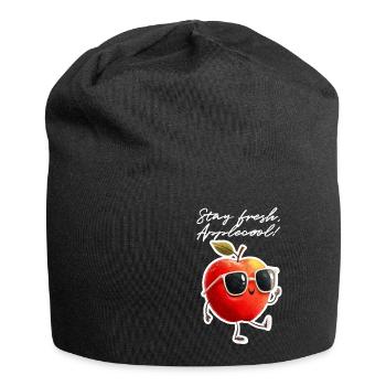 Stay Fresh, Applecool! – Fun Fruit Vibes - Jersey Beanie - black - Front