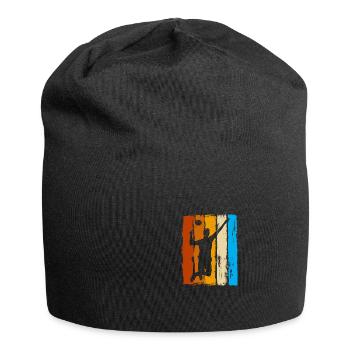 badminton badminton badminton player - Jersey Beanie - black - Front