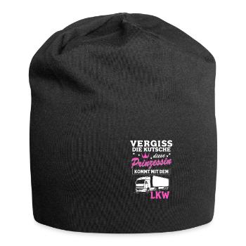 Lastwagen LKW-Fahrerin Frau Geschenk · Prinzessin - Jersey-Beanie - Schwarz - Vorne