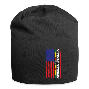 Vietnam Veteran USA Geschenk - Jersey-Beanie - Schwarz - Vorne