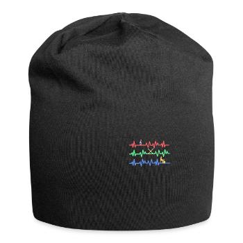 Chemise de batterie Cadeau de batteur · Evolution - Bonnet en jersey - noir - Devant
