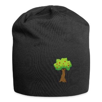 apple tree - Jersey Beanie - black - Front