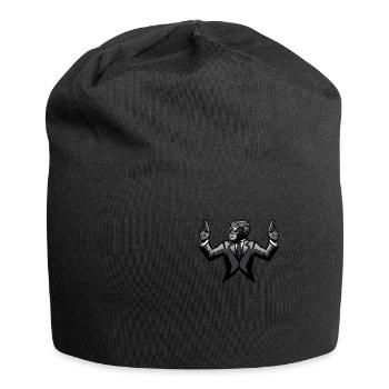 Singe Chimpanzé Gorille Gangster Singe - Bonnet en jersey - noir - Devant