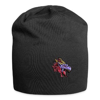 Fantasy RPG Dragon Magic Dungeon - Jersey-Beanie - Schwarz - Vorne