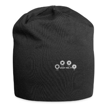 Kamera Blende What F Fotografie - Jersey-Beanie - Schwarz - Vorne