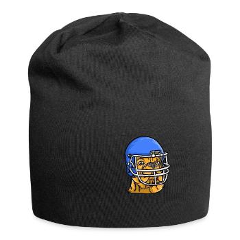 Sport Rugby Footballer Dog Football - Jersey Beanie - black - Front