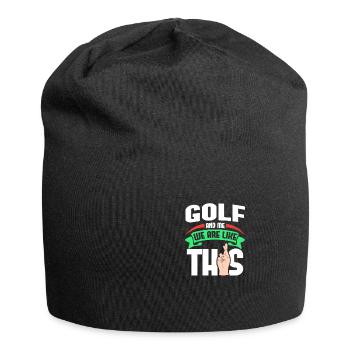 Golf Me Are Like - Jersey-Beanie - Schwarz - Vorne
