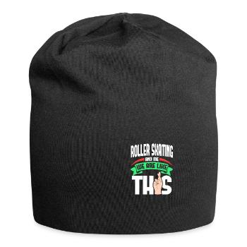 Rollerskaten Me Are Like - Jersey-Beanie - Schwarz - Vorne