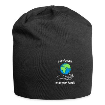 Environment Climate Change Climate Protection Gift - Jersey Beanie - black - Front