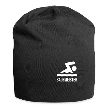 gardien de la piscine - Bonnet en jersey - noir - Devant
