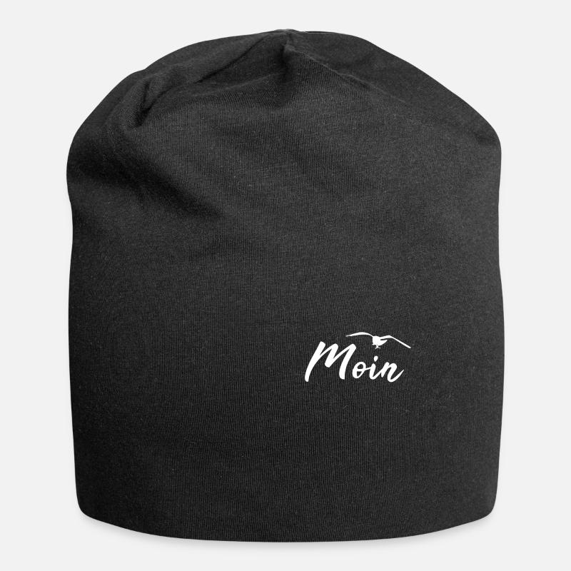 Nordsee Moin Geschenk - Jersey-Beanie - Schwarz