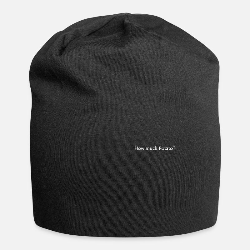 how much potato - Jersey Beanie - black