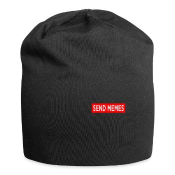 Send Memes - Jersey Beanie - black - Front