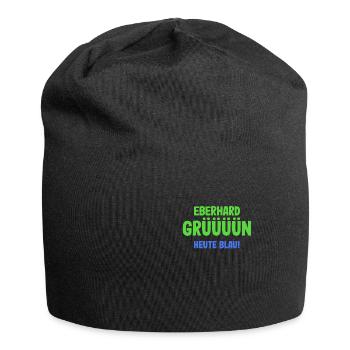 Eberhard Grün Skifahren Apres Ski Geschenk - Jersey-Beanie - Schwarz - Vorne