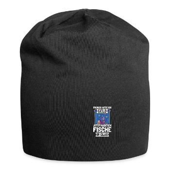 Jetzt habe ich Fische Aquarianer Aquarium - Jersey-Beanie - Schwarz - Vorne