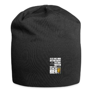 Sportschießen Schützenfest Sportschütze - Jersey-Beanie - Schwarz - Vorne