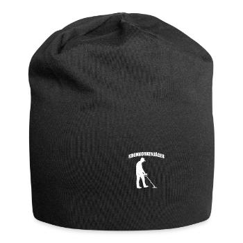 Kronkorkenjäger Sondengänger Metalldetektor Sondel - Jersey-Beanie - Schwarz - Vorne