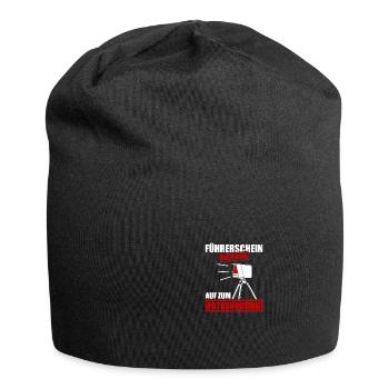 Fahrprüfung Führerschein bestanden - Jersey-Beanie - Schwarz - Vorne