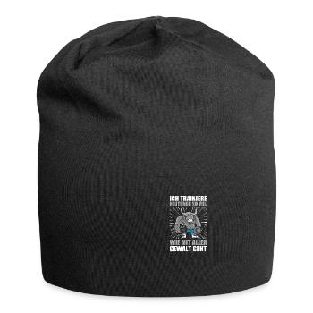 Nur so viel Bodybuilding Bodybuilder Kraftsport - Jersey-Beanie - Schwarz - Vorne