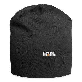 Banks short Bitcoin long Blockchain Trader - Jersey Beanie - black - Front
