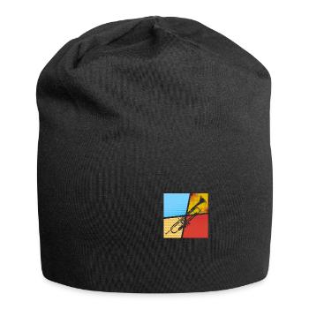 Trompete Trompetenspieler - Jersey-Beanie - Schwarz - Vorne