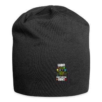 Lauf! Gotcha Paintballspieler Paintball - Jersey-Beanie - Schwarz - Vorne