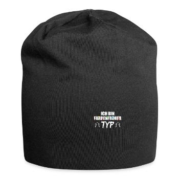 Farbenfroher Typ Gotcha Paintballspieler Paintball - Jersey-Beanie - Schwarz - Vorne