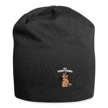 Old Schmetterhand Badminton Badmintonspieler - Jersey-Beanie - Schwarz - Vorne
