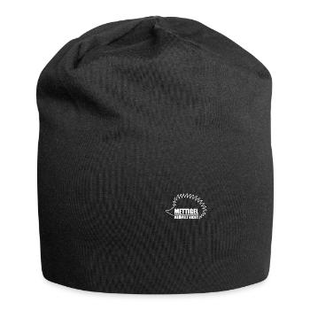 Mett Mettbrötchen Mettigel krümelt nicht - Jersey-Beanie - Schwarz - Vorne