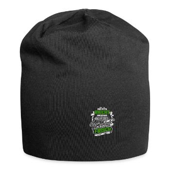 Kettensäge Holz machen Holzfäller Waldarbeiter - Jersey-Beanie - Schwarz - Vorne