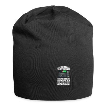 Probleme Tontechniker Toningenieur Tonmeister - Jersey-Beanie - Schwarz - Vorne