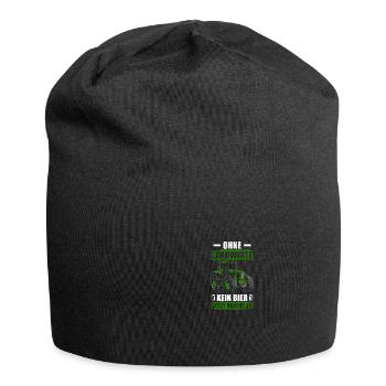 Sans Tracteur Agriculteur Agriculteur Agriculteur - Bonnet en jersey - noir - Devant