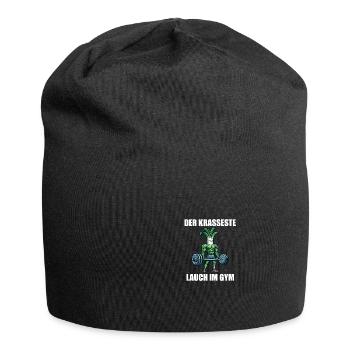 Lauch Bodybuilding Bodybuilder Gym Kraftsport - Jersey-Beanie - Schwarz - Vorne