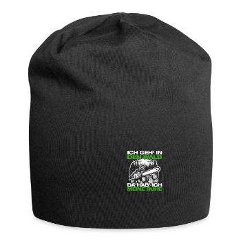 Into the forest wood making lumberjacks Lumberjacks - Jersey Beanie - black - Front
