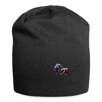 Bull and Bear Stock Market Stock Market Trader - Jersey Beanie - black - Front