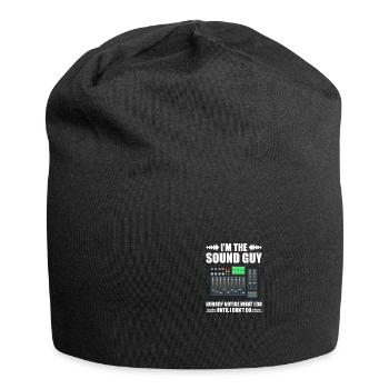 Je suis l’ingénieur du son - Bonnet en jersey - noir - Devant