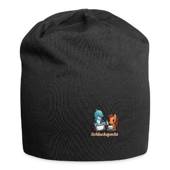 Schluckspecht Delphin Bauchtasche Party Mallorca - Jersey-Beanie - Schwarz - Vorne