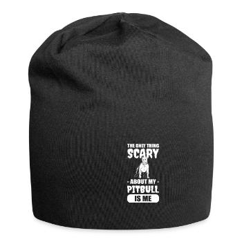 Das einzige was beängstigend Sarkastische Person G - Jersey-Beanie - Schwarz - Vorne