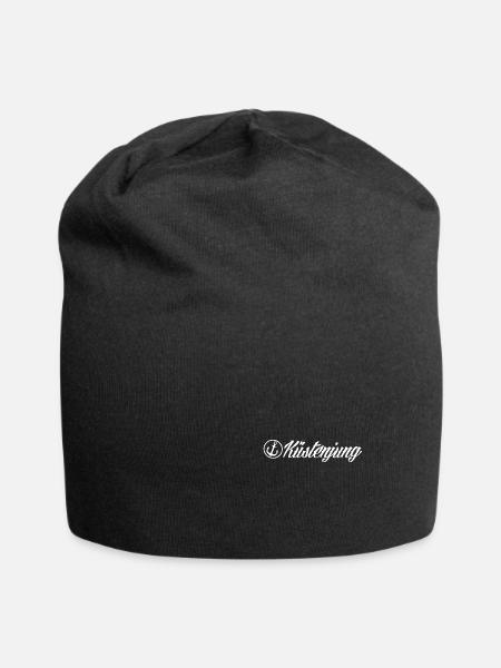 Küstenjung white - Jersey-Beanie - Schwarz